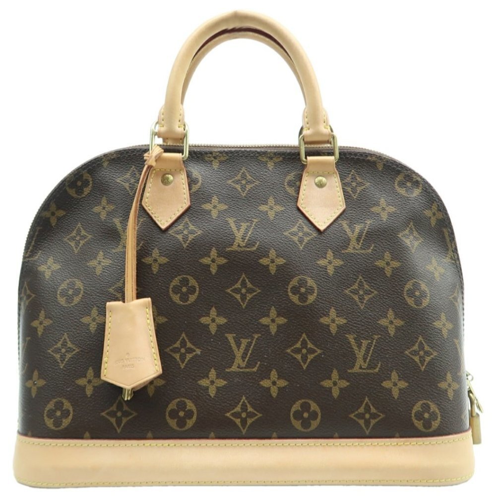 100% Authentic Louis Vuitton Alma Canvas Hand Bag